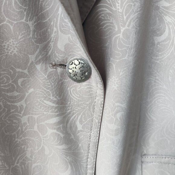 Taupe paisley design Jacket - Picture 3 of 6